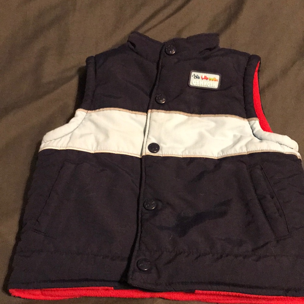 Kids Navy Oshkosh Vest